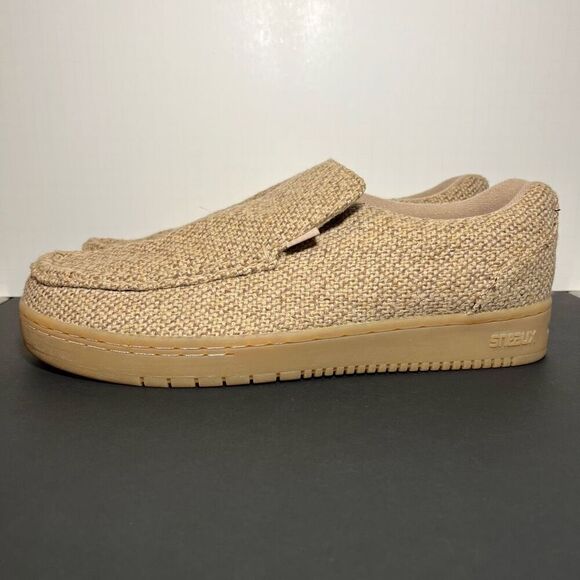 Mens Vintage SNEAUX Steve-O Brand Tan Casual Slip On Loafers / Size 14 main image 6